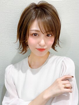 ラルユー 金山(LallYou) 大人かわいい/ショートボブ/小顔ショート/艶カラー/20代30代40代