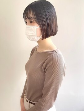 エル セルカ 高田馬場(el CERCA) 高田馬場美容院オトナ可愛い前下がりミニボブ