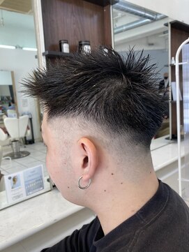 ミューズ 新小岩店(HAIR&NAIL MUSE) フェードカットバーバースタイル刈り上げスキンフェード