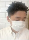 やり手のビジネスマン/ツイストパーマ/散らし/1分スタイリング