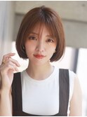 20代30代40代小顔ミニボブ透けバング リノ吉祥寺