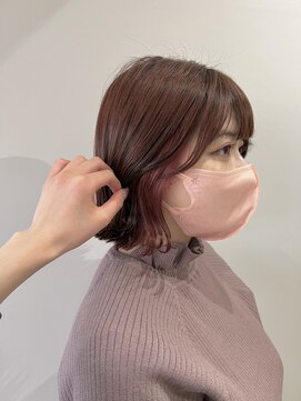 パラゴ(PARAGO.) 《緑橋/女性サロン》インナーカラー/ピンク