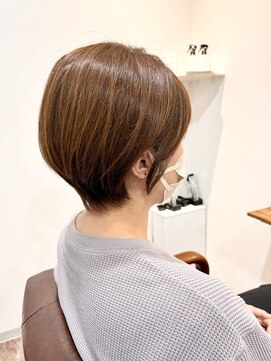 ヘアー グリーン(hair green) 20代30代40代耳かけショートボブ【髪質改善/百合ヶ丘】