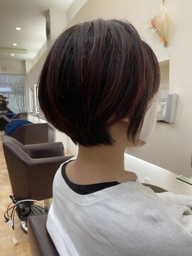 ヘアメイクヒール 【チェリーピンク×スタイリッシュCOOLショート】20代・30代40代