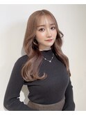 韓国ツヤ髪 ブラウンベージュカラー