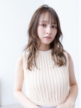 エースハバナ 渋谷(1 HAVANA) 20代30代大人かわい/シルキーベージュ/小顔レイヤーカット/前髪