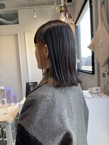 ロカ 表参道(loka)&nbsp;イヤリングカラー/アッシュベージュ[表参道/ハイライト]Mai