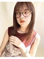 くすみベージュモカベージュ似合わせカット 20代30代40代50代