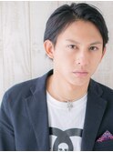アップバングで旬の七三分けマッシュウェットスタイルj名護大東