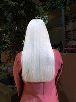 ジルバイジゼル(JILL by GiseL)&nbsp;中世ウルフ/メンズウルフ/ハイトーン/ダブルカラー/ホワイト