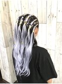 コーンロウ、特殊編み込み、イベント用ヘアーセット