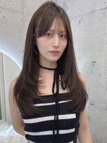 エヌアイ オモテサンドウ(ni omotesando)&nbsp;憧れ韓国くびれヘア/顔まわりカットレイヤーカット艶髪黒髪