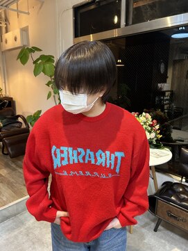 キュリオ(CURIO) 丸みショート×モカブラウン