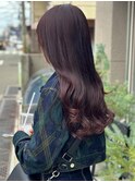 ボルドー/レッド/ワンホン【宝塚/ロング/10代/20代】
