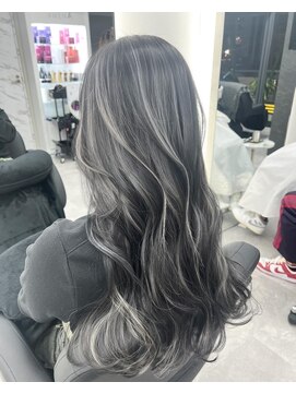 アルドーレ(Ardore) コントラスト極ハイライト☆アッシュブラック