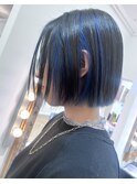 ブルー×アンブレラカラー