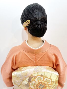 ヘアセット&メイク専門店 カスミ(Kasumi) 和装に合わせた上品なシニヨン♪