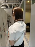 切りっぱなしボブ