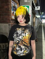 シイ(SIE)&nbsp;ネオンイエロー×ブラックのルーツカラー☆