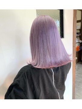 ガルボ ヘアー(garbo hair) ハイトーン 艶髪 ラベンダーカラー