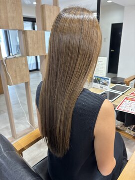 クラン(Chlan) 髪質改善ストレート×アッシュベージュ