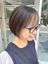 カケル(×.)&nbsp;フェイスフレーミング/ショートボブ/ベージュ