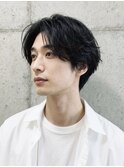 ツイストパーマスパイキーショートスパイラルパーママンバンヘア