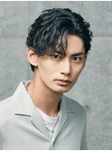フェザーショートフェザーパーマニュアンスパーマショートヘア