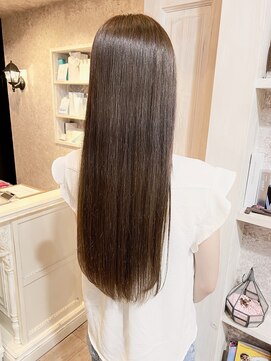 キャアリー(Caary) 福山美容室caary イルミナカラー透明感ブリーチなしベージュ20代