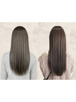 話題の髪質改善カラーで艶感のある最旬カラーもLEOにお任せ♪