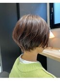 軽やかベージュ×ショート
