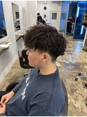 【MEN’S HAIR/サーフカール/刈り上げセンターパート/千葉】