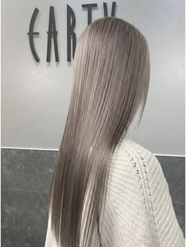 アース 豊橋店(HAIR&MAKE EARTH) グレージュロングスタイル