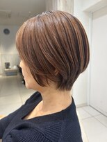 リーナ ビューティガーデン(LiNA BeautyGarden)&nbsp;ショート×オレンジベージュ