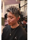 メンズショートツイスパホワイトメッシュ立川men's