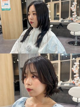 ネアン バイ エーケー 北花田(nean by AK) 似合わせカット before&after