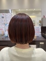 プランタンシエル(printemps CIEL) short bob×pink brown