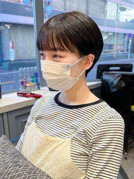 ロンドイディールバンダイ 新潟万代(Lond ideal) ダークアッシュコンパクトショート