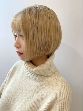フラミューム 三島(flammeum) 前下がりボブ
