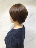 30代40代にも人気☆トップふんわりメリハリくびれショートボブ