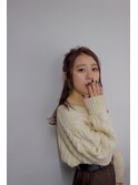 ハーフアップ