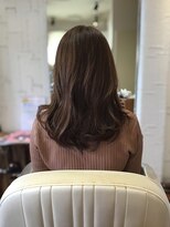 ハール ヘア スタジオ(haar HAIR STUDIO) セミロング  ナチュラルインナーカラー