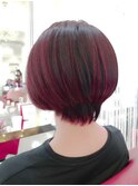 20代30代大人かわいい/ボブ/くびれ/丸み/ピンクカラー/ブリーチ
