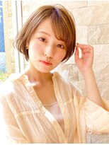 リアン(lien) 【lien.ai】大人かわいい　ショートボブ　ココアブラウン