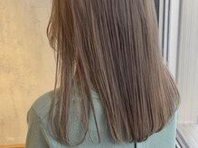 【ハイライトの透け感がもたらす】★３Dハイライトグラデーショングレー【梅田/大阪梅田/東梅田/阪急梅田】