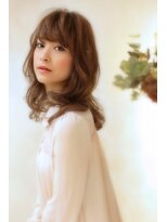 フォルテ 草薙店 ミディアムレイヤーオトナキュートに