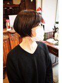 ショートカットにチョコレートブラウン【BELL桜新町/用賀】