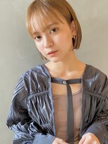 パーク(PARK)&nbsp;【PARK】コーラルベージュ×ミニボブ