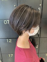 アース 山形店(HAIR&MAKE EARTH)&nbsp;コントラストハイライトショート