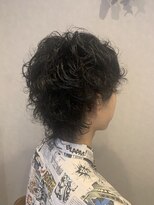 アフィックスヘア 新小岩(affix hair)&nbsp;おしゃれレトロなパーマネントマッシュウルフ